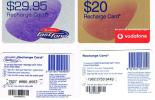 AUSTRALIA - VODAFONE    ( GSM RECHARGE) -  LOT OF 2 DIFFERENT  - USED  -  RIF. 3812 - Australia