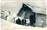 France [WWI Military History]- Les Hautes-Vosges En Hiver -Au Ballon De Servance- Le Cercle Des Officiers En Hiver [CPA] - Le Thillot