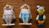 ASTERIX LOT 3 FIGURINES ANCIENNES - Figurine In Plastica