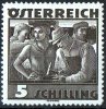 Austria 1934 Costumes 5s Black MH  SG 737 - Unused Stamps