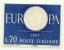 1960 - Italia 896 Europa V62 - Ruota Senza Colore, - Varietà E Curiosità