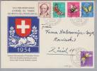 Schweiz 1954-12-01 Pro Juventute FDC - Lettres & Documents