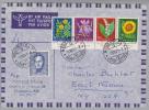 Schweiz 1961-12-01 FDC-Satzbrief FP Mit Anhänger Nach USA - Cartas & Documentos