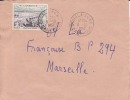 Cameroun,Wouri,Douala,Akw A  Le 08/10/1957 > France,colonies,lettre,po Nt  Sur Le Wouri à Douala,15f N°301 - Brieven En Documenten