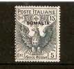 ITALIE Occupation De La Somalie 1916 N* 21 Neuf Xx - Somalië