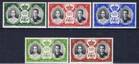 MC+ Monaco 1956 Mi 561-65 Mnh Hochzeitsmarken - Ungebraucht