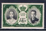 MC+ Monaco 1956 Mi 561 Mnh Hochzeitsmarken - Nuevos