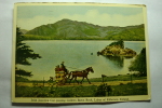 Irish Jaunting Car Passing Colleen Bawn Rock, Lakes Of Killarney, Ireland - Kerry