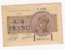 Billet De Un Franc (Chambre De Commerce De Paris) -  1922 - Numéro : 0.050767 (§) - Handelskammer