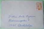 Sweden 1977 Cover To Stockholm - Preparing Christmas - Children Baking Ginger Snaps - Covers & Documents