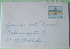 Sweden 1977 Cover To Stockholm - Uppsala University Building (not Canceled) - Brieven En Documenten