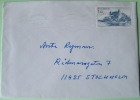 Sweden 1978 Cover To Stockholm - Skara Church Lacko Island - Briefe U. Dokumente