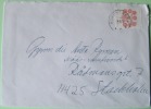 Sweden 1979 Cover To Stockholm - Tradicional Jewelry - Pendent - Cancer Label On Back Flowers - Lettres & Documents