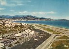 CPA-06-1960-NICE-VUE AERIENNE AEROPORT NICE COTE D AZUR -BAIE DES ANGES-CAP FERRAT-TBE - Transport Aérien - Aéroport