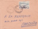 Cameroun,Haut Nyong,Abong Mbang Le 26/05/1957 > France,colonies,lettre,po Nt Sur Le Wouri à Douala,15f N°301 - Briefe U. Dokumente