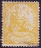 Edifil 143 Alegoría 2 Cts Amarillo De 1874 En Usado, Catalogo 13 Eur - Usados