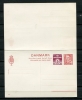 Denmark   Postal Stationary Card With Response Card   Unused - Postwaardestukken