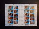 NETHERLANDS 2011 UNICEF SHEETS WITH AND WITHOUT OVERPRINT SEE BOTTOM RIGHT  MNH ** (1032600-1120) - Unused Stamps