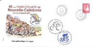 6439  40é TOUR CYCLISTE NOUVELLE CALEDONIE - NOUMEA - Brieven En Documenten