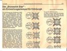 Brunswick Star. Edenburgh-Stempel Auf DIN A 4 Doppelblatt - Afstempelingen