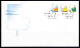 Canada FDC Scott #1684-86 Stylized Maple Leaf Definitives Combination - 1991-2000