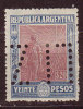 - ARGENTINE - YT N° 192 - * - Perforé - Unused Stamps