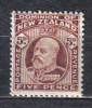 AP700 - NUOVA ZELANDA 1909 , Yvert N. 140  *  Mint - Unused Stamps