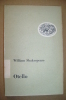 PAQ/32  W.Shakespeare OTELLO Einaudi Ed.1955 - Teatro