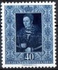 Liechenstein 1952 40r Blue Painting MNH  SG 312 - Unused Stamps
