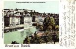 Gruss Aus Zürich BAHNHOFBRÜCKE&POLYTECHNIKUM O ERLENBACH 7.XII.99 Nach Degersheim - Erlenbach