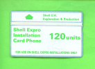 UK - Optical Phonecard For Oil/Gas Rig Use As Scan - [ 2] Plataformas Petroleras