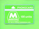 UK - Optical Phonecard For Oil/Gas Rig Use As Scan - Plateformes Pétrolières