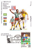 1994 USA, World Cup,Football,soccer,CM,maxicard,cartes Maximum Mach; Camerun - Suede. - 1994 – Stati Uniti