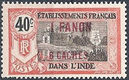 FRANCE INDIA..1923..Michel # 68...MLH. - Unused Stamps