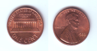 U.S.A 1 Cent 1980 - 1959-…: Lincoln, Memorial Reverse