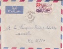 Kankan Haute Guinée Guinéa Afrique Colonie Française Lettre Par Avion Pour Marseille Marcophilie - Storia Postale