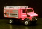 Feuerwehr + Mercedes Benz Unimog + Modellauto Von Hongwell + - Sonstige & Ohne Zuordnung