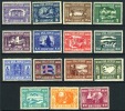 Iceland #152-66 (Michel 125-139  Mint Vl Hinged Parliament Set From 1930 - Nuovi