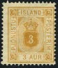 Iceland O4 Mint No Gum 3a Official From 1876 - Dienstzegels