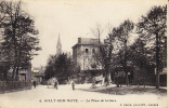 - 80 - AILLY-sur-NOYE - La Place De La Gare - - Ailly Sur Noye