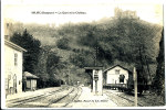 AA 312 / C P A -NAJAC  (12) LA GARE ET LE CHATEAU - Najac