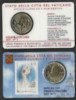 VATICANO VATICAN VATIKAN STAMP&COIN CARD Con 50 CENT 2011 FDC E FRANCOBOLLO - Vatican