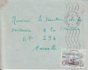 Cameroun,Mfoundi,Yaoundé Le 23/08/1957 > France,colonies,lettre,po Nt Sur Le Wouri à Douala,15f N°301 - Brieven En Documenten