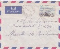 Cameroun,Lom Et Djérem,Bertoua Le 18/08/1957 > France,colonies,lettre,po Nt Sur Le Wouri à Douala,15f N°301 - Lettres & Documents