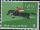 San Marino 1960 Olimpiadi Roma Val Da 110L Ippica  ** MNH - Nuovi