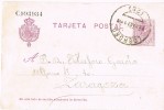 Entero Postal LOGROÑO  1926. Alfonso XIII Medallon. Variedad ERROR Impresion - 1850-1931