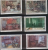 Jugoslavia Yougoslavie 1973 Paintings Quadri 6v Complete Set ** MNH - Unused Stamps