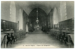 50 :  BRICQUEBEC - ABBAYE DE NOTRE-DAME DE GRACE : VUE DE L'EGLISE - CHOEUR DES RELIGIEUX - Bricquebec