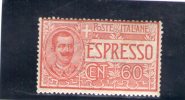 Delcampe - ITALIA 1922 ** - Eilsendung (Eilpost)