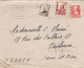 4324# CENSURA MILITAR SAN SEBASTIAN 1938 ESPANA EAUBONNE SEINE ET OISE ESPAGNE - Nationalists Censor Marks